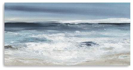 40" Long Beach Shore Canvas Wall Art