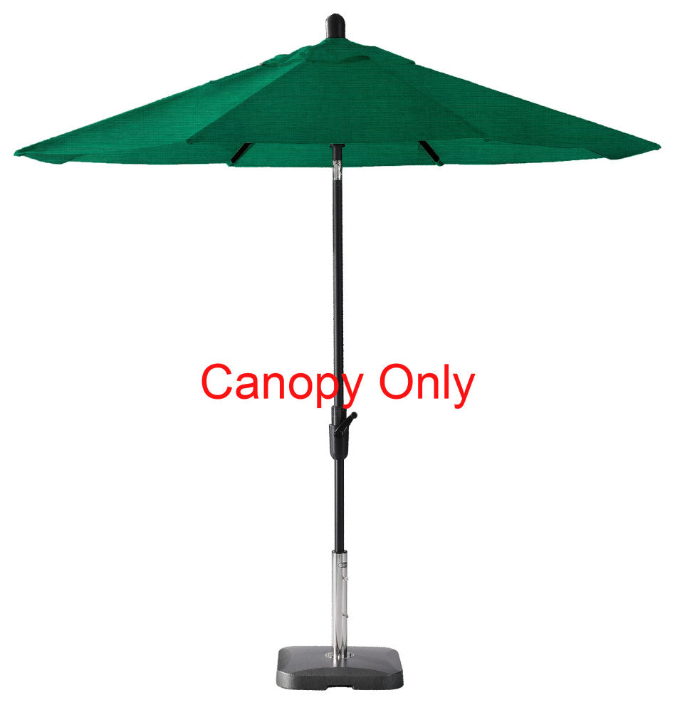 9' Round Universal Sunbrella Replacement Canopy, Forest Green