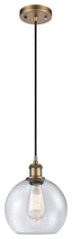 Innovations Lighting 516-1P-BB-G124-8 Athens 1 Light 8" Mini Pendant