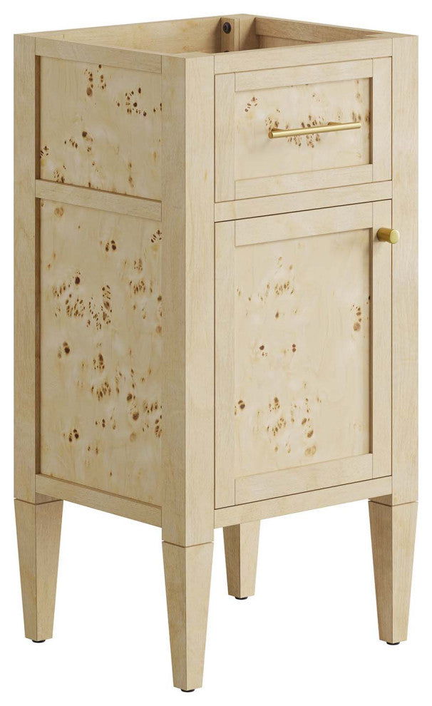 Elysian 18" Wood Bathroom Vanity Cabinet (Sink Basin Not Included) - Burgundy