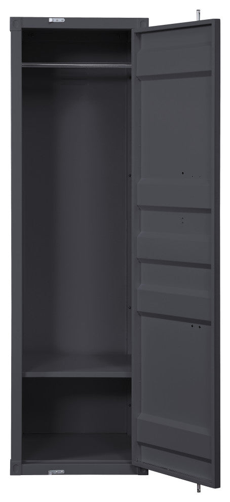 ACME Cargo Wardrobe With 1 Door, Gunmetal