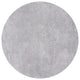 Haze Solid Low-Pile Gray 8' Round Area Rug