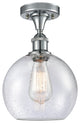 Innovations Lighting 516-1C-PC-G124-8 Athens 1 Light 8" Semi-Flush Mount