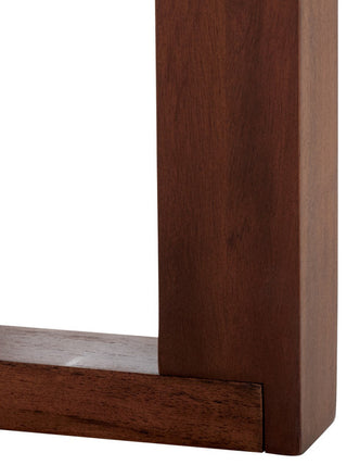 Safavieh Couture Bernardi Marble Top Console Table, Walnut/Brown