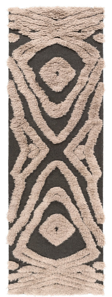 Surya Midelt MDT-1005 2'x3' Rug, Taupe/Charcoal