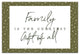 Family Greatest Gift Green Twinkle 30x20 Canvas Wall Art