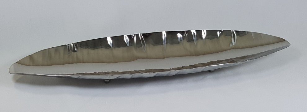 Elegance Small Canoe Boat Tray, Stainless Steel