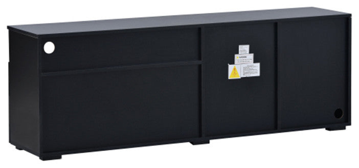 Universal Entertainment Center black modern TV stand