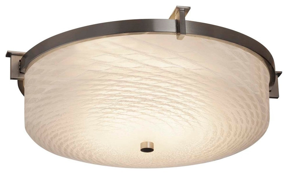 Fusion Era 14" Round Flush-Mount, Led