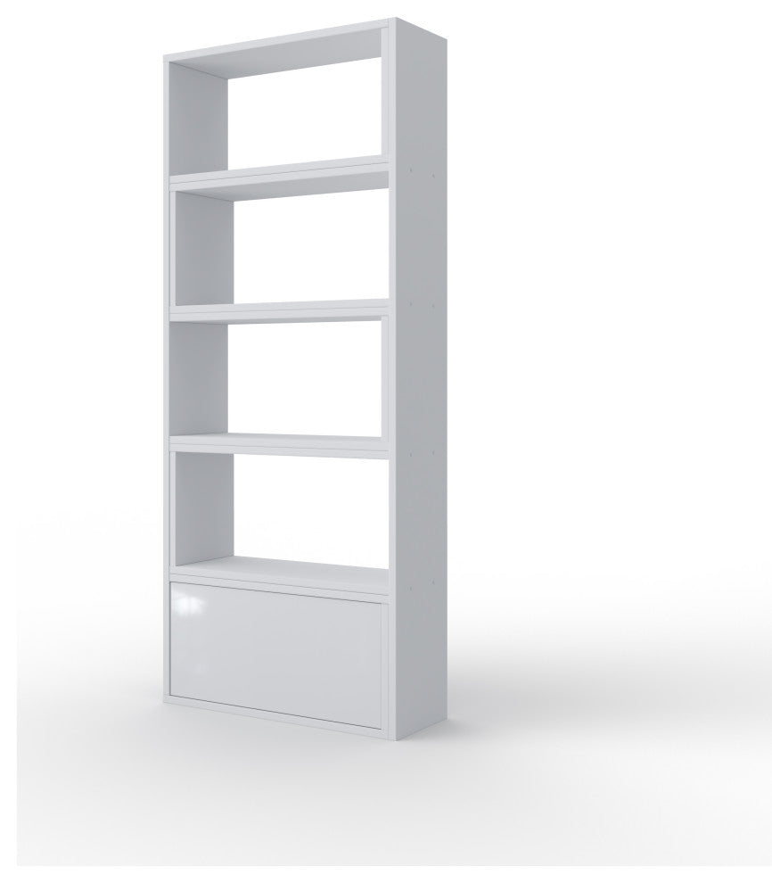 PATO Modular Bookcase, White