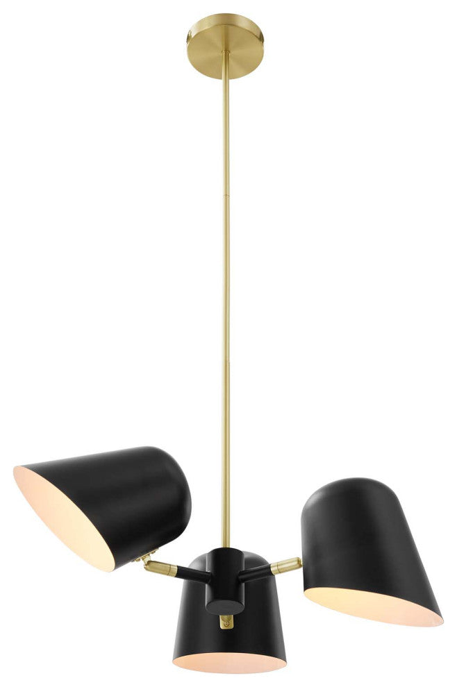 Pendant Ceiling Light Fixture, Black, Metal, Modern Cafe Bistro Hospitality