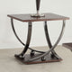 Isiah End Table, Black Nickel