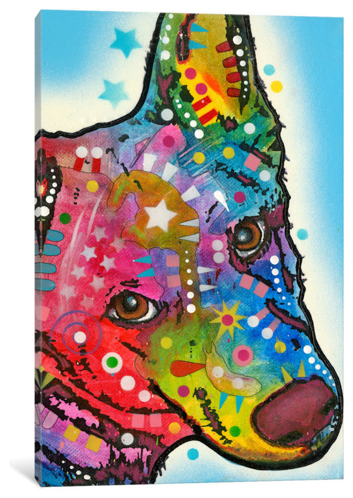 "Aussie Sheep Dog" by Dean Russo, 18x12x1.5"