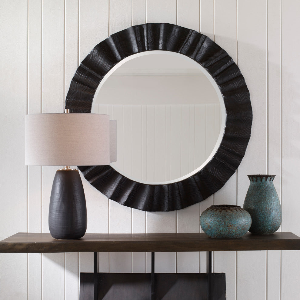 Uttermost UT-9798 Mirror from the Caribou collection, Dark Espresso