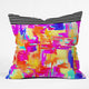 Holly Sharpe Colorful Chaos 1 Outdoor Throw Pillow