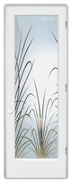 Interior Prehung Door or Interior Slab Door - Wispy Reeds - Primed - 30" x...