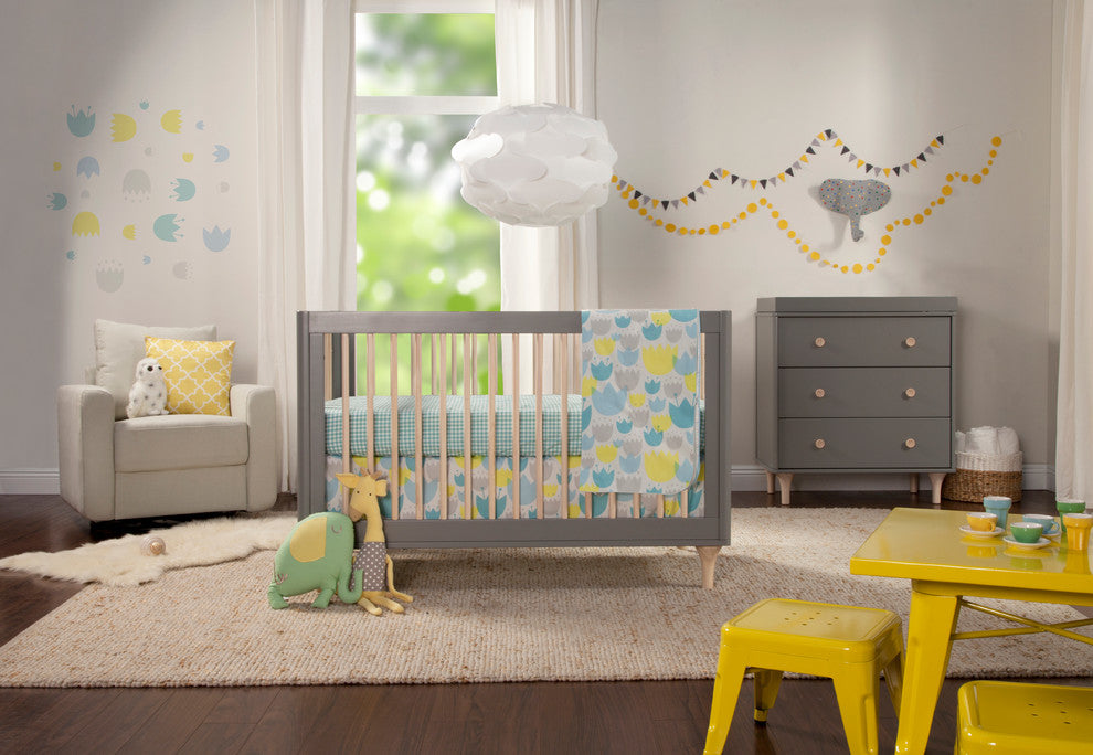 Babyletto Tulip Garden 6-Piece Crib Bedding Set