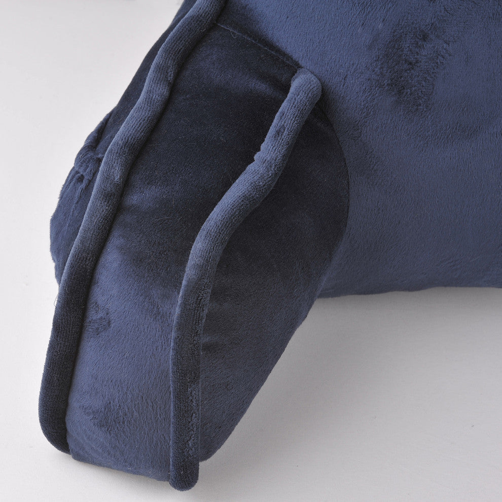 Supersoft Bedrest Lounger Backrest With DIY Filling, Navy