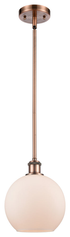 Innovations Lighting 516-1S-AC-G121-8-LED Athens 1 Light 8" Mini Pendant