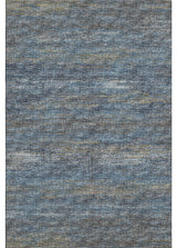 Premium Machine Washable Mayfield AMF32 Blue 9' x 12' Rug