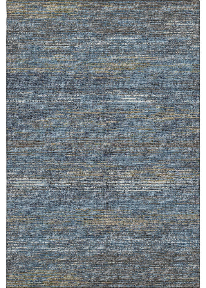 Premium Machine Washable Mayfield AMF32 Blue 9' x 12' Rug
