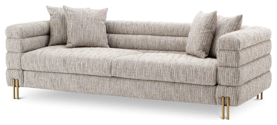 Contemporary Upholstered Sofa | Eichholtz York, Beige