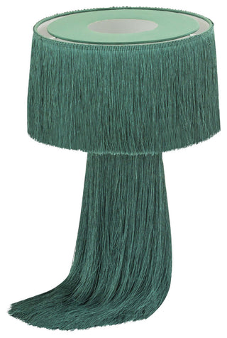 Atolla Tassel Table Lamp, Emerald