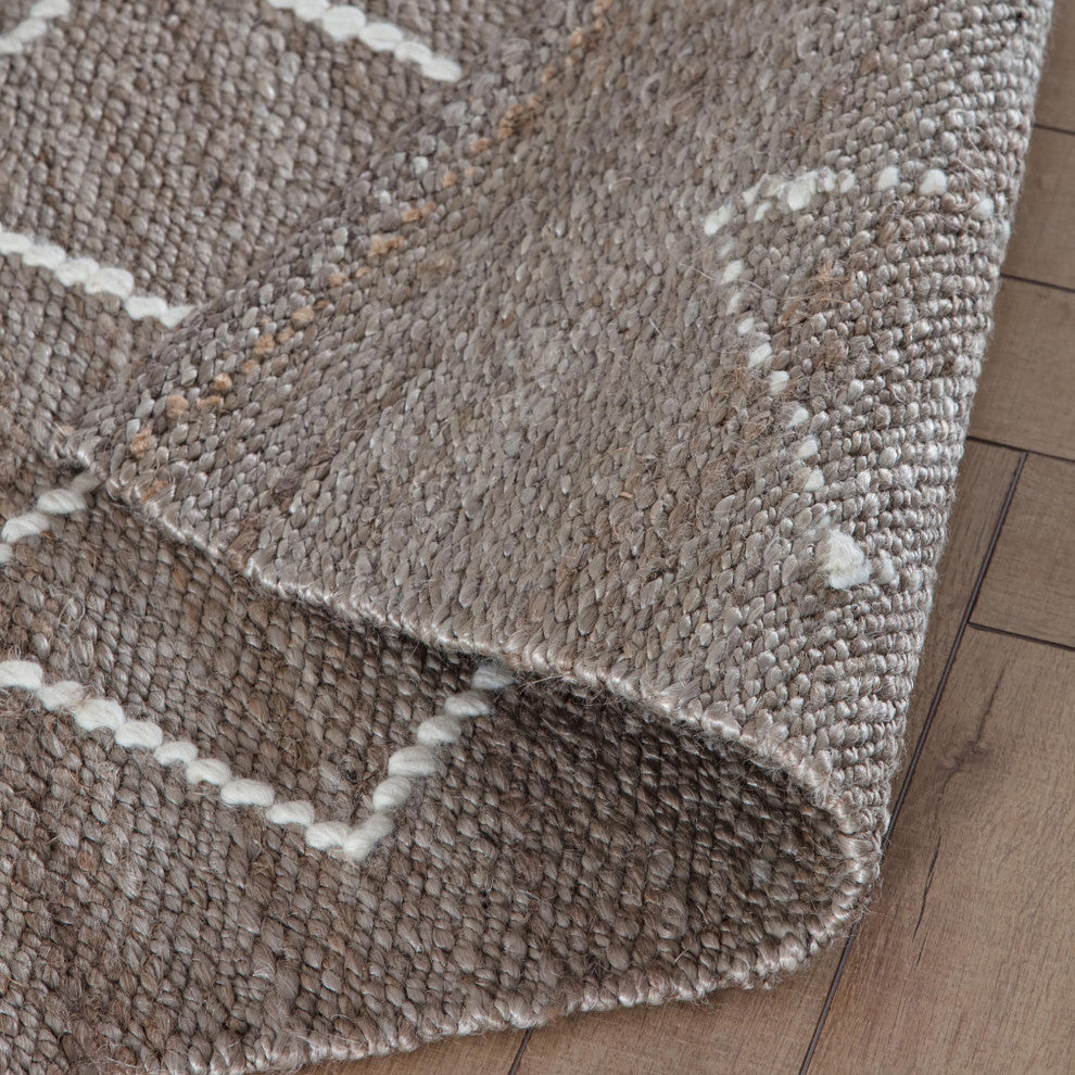 Hopscotch Wool Diamonds Rug, 8''x10''