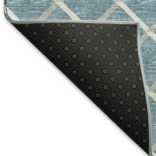 Addison Premium Washable Mayfield AMF140 Blue 3' x 5' Rug