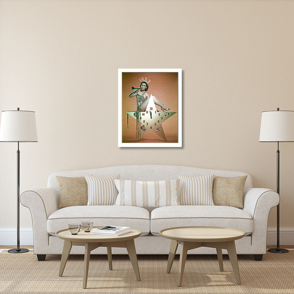 Happy New Year 1953, Debbie Reynolds, 32x40