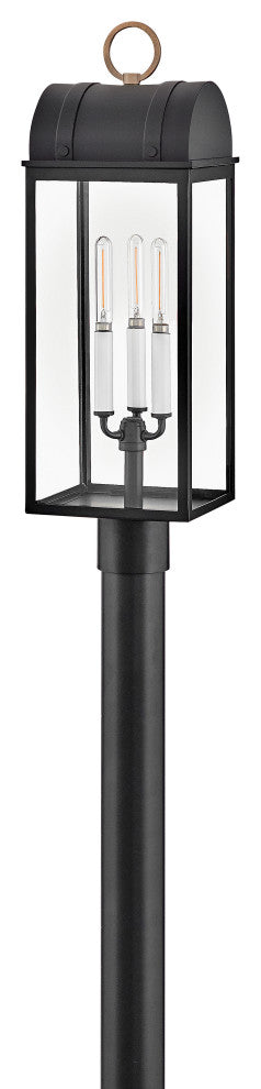 Hinkley Campbell Large Post Lantern, Black