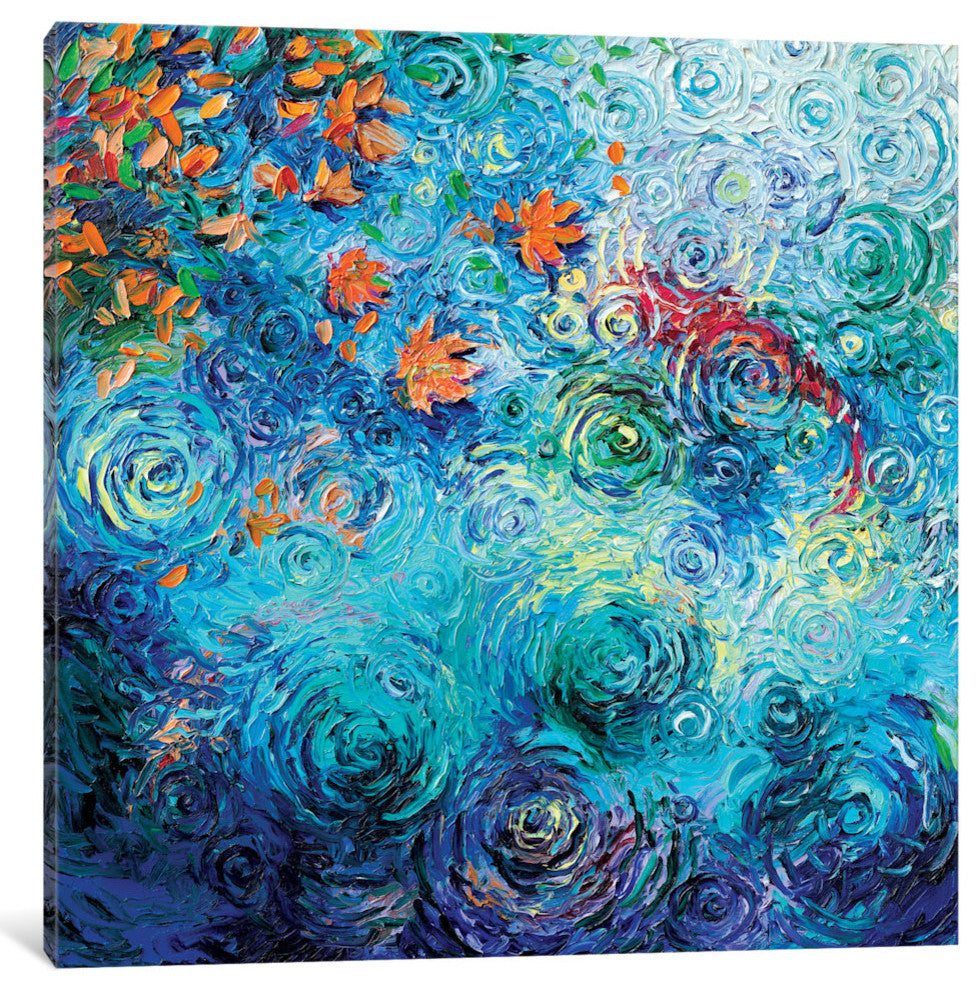 "Green River Sockeye Gallery" by Iris Scott, 26"x26"x1.5"