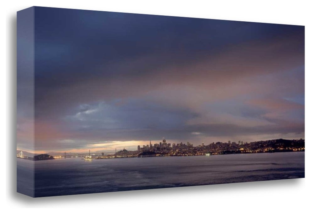 "Sf Skyline - 101" By Alan Blaustein, Giclee Print on Gallery Wrap Canvas