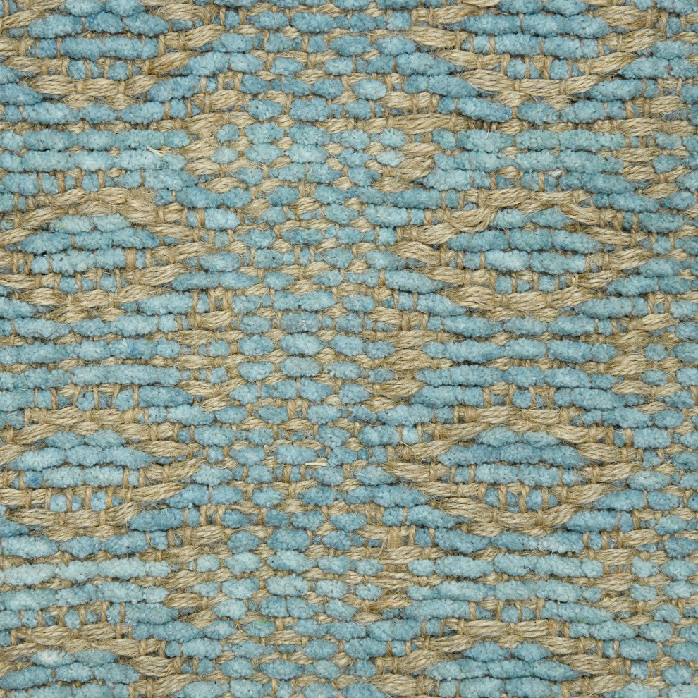 Zola Parquet Area Rug, Light Blue, 5' x 8', Geometric