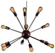 HomeRoots Laila 12-light Bronze Edison Lamp With Bulbs