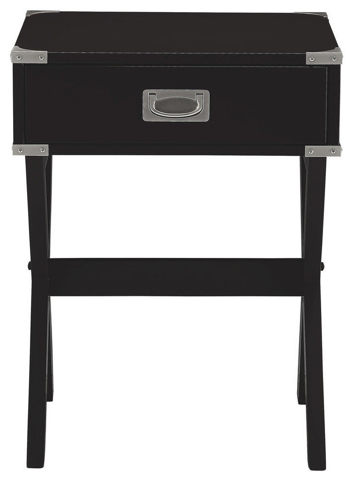 Babs End Table, Black