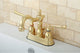 Kingston Brass 4" Centerset Bathroom Faucet, Polished Brass