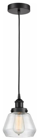 Innovations 616-1PH-BK-G172 1-Light Mini Pendant, Matte Black