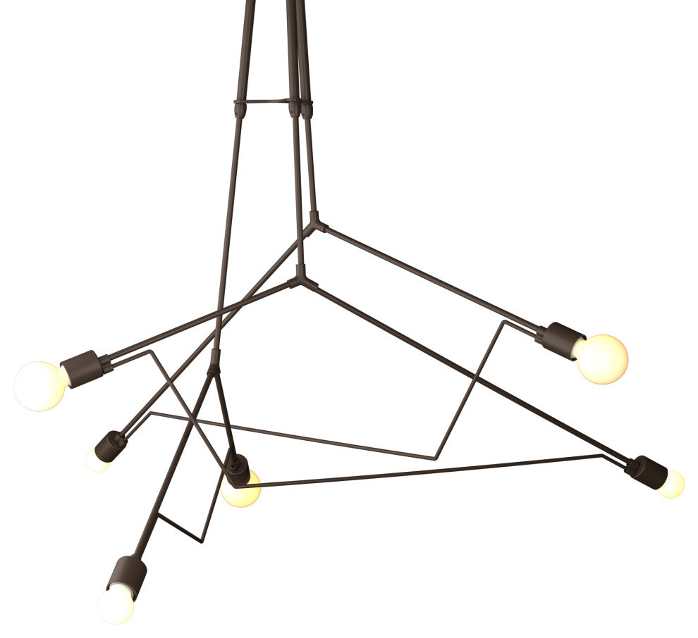 Divergence Outdoor Pendant, Coastal Bronze Finish, Long Overall Height