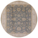 Ahgly Company Indoor Round Mid-Century Modern Area Rugs, 6' Round