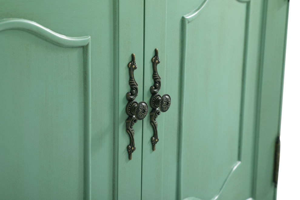 Bathroom Vanity, Vintage Mint, 36", Single Sink
