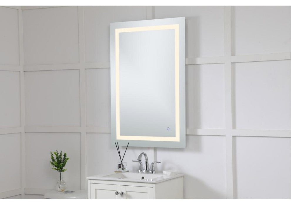 Elegant Decor Helios 27In X 40In Hardwired LED Mirror