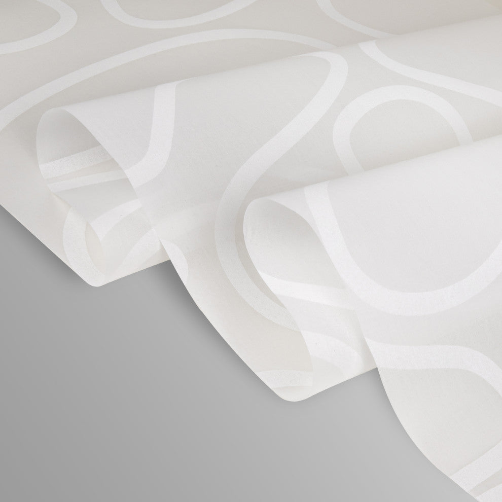 Calisto-Mrytle 7-Panel Track Extendable Vertical Blinds 110-153"x94", White Track