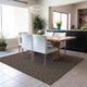 Indoor/Outdoor Hinton HN1 Chocolate Machine Washable 3' x 5' Rug
