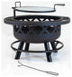 Afuera Living 32" Roundup Fire Pit with Cooking Shelf in Black