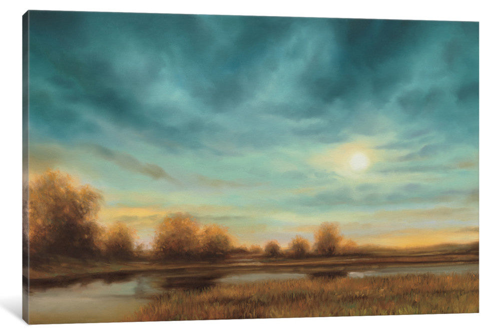 "Evening Approaches" by Gregory Williams, Canvas Print, 18"x12"