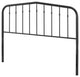 Headboard, Queen Size, Metal, Black, Modern Farmhouse, Bedroom Master Suite