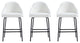Manhattan Comfort Gracie Counter Stool, Set of 3