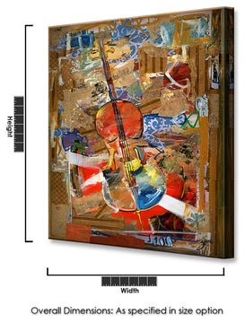 Cello, Canvas Wall Art, 30"x20"