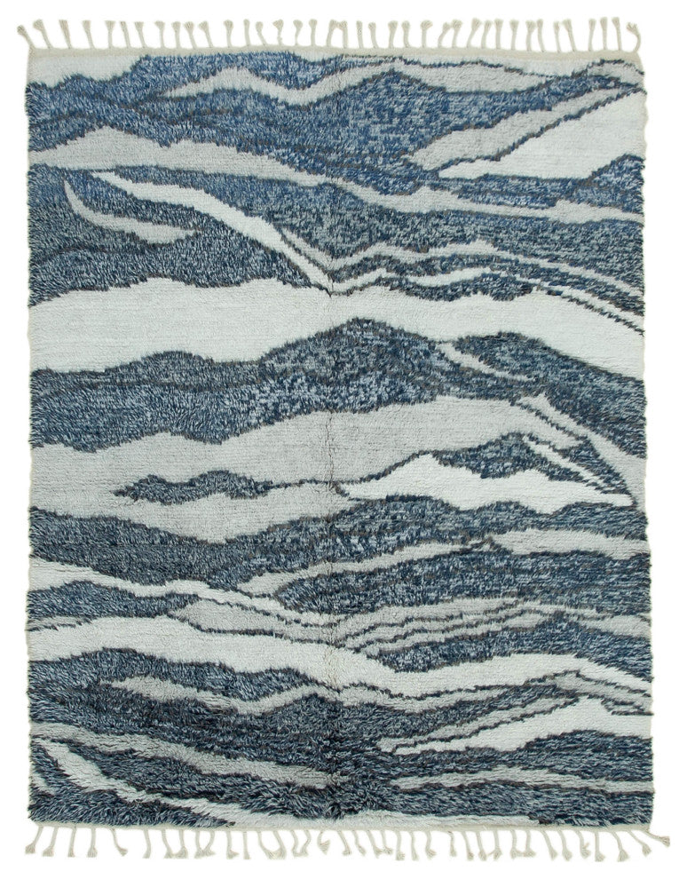 Rug N Carpet - Handmade Decorative 8' 0'' x 10' 3'' Moroccan Area Rug